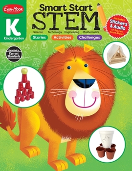 Paperback Smart Start: Stem, Kindergarten Workbook Book