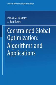 Paperback Constrained Global Optimization: Algorithms and Applications Book