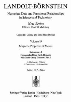 Hardcover Compounds of Rare Earth Elements with Main Group Elements / Verbindungen Der Seltenen Erden Mit Elementen Der Hauptgruppen 2 Book