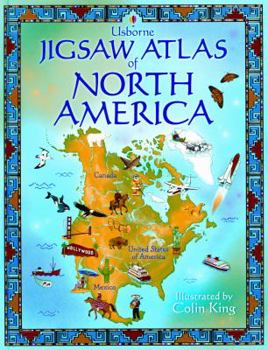 Board book Jigsaw Atlas of North America Book
