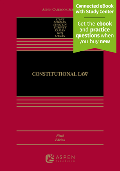 Hardcover Constitutional Law: [Connected eBook with Study Center] Book