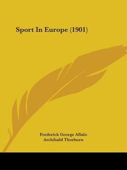 Paperback Sport In Europe (1901) Book