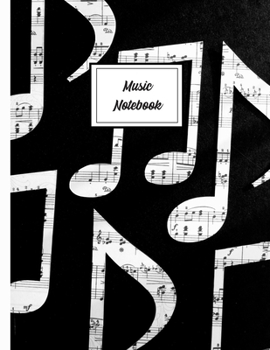 Paperback Music Notebook Book