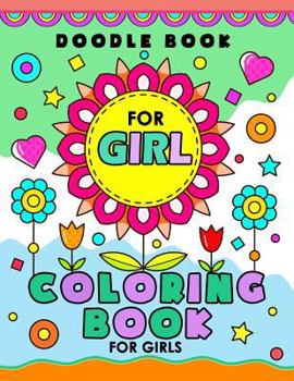 Paperback Doodle Book for Girl: Cute and Kawaii Coloring Book