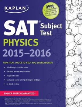 Paperback Kaplan SAT Subject Test Physics 2015-2016 (Kaplan Test Prep) Book
