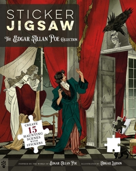 Paperback Sticker Jigsaw: The Edgar Allan Poe Collection Book