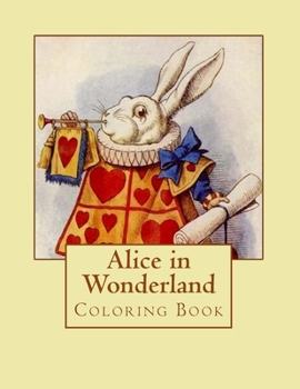 Paperback Alice in Wonderland: A Coloring Book