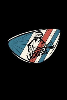 Paperback Lacrosse: 110 Pages Notebook/Journal Book