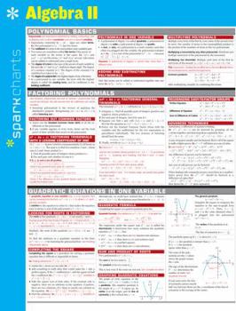 Algebra II Study Cards - Book  of the SparkCharts