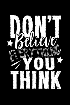 Notizbuch: Mindset Glauben Denken Positiv Querdenker Geschenk 120 Seiten, 6X9 (Ca. A5), Punktraster (German Edition)