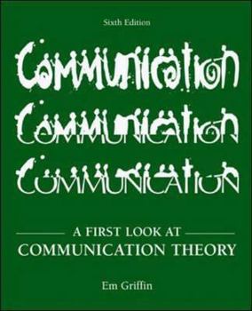Hardcover A First Look at Communication Theory Book