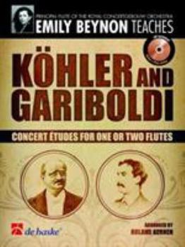Emily Beynon Teaches: Kohler And Gariboldi Concert Etudes For 1 Or 2 Flutes Bk/cd