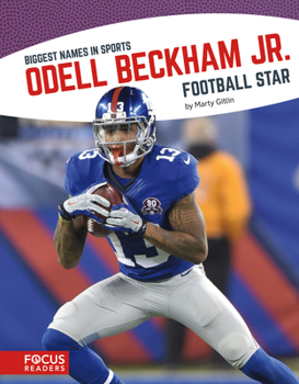Paperback Odell Beckham Jr.: Football Star Book