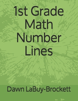 Paperback 1st Grade Math Number Lines Book