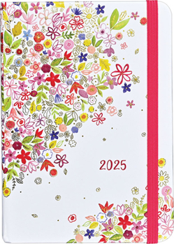 Calendar 2025 Floral Daydream Weekly Planner (16 Months, Sept 2024 to Dec 2025) Book