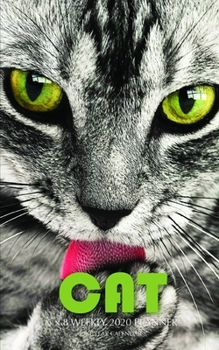 Cat 5 x 8 Weekly 2020 Planner: One Year Calendar