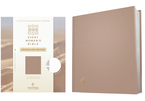 Hardcover NLT Every Woman's Bible, Journaling Edition, Filament Enabled (Hardcover, Sand, Red Letter) Book