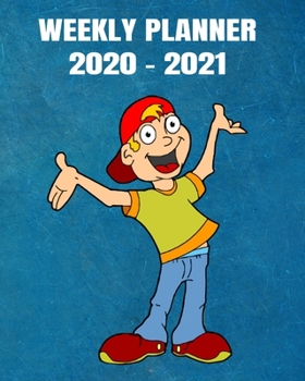 Paperback 2020-2021 Weekly Planner: 2 Year Weekly & Monthly View Organizer & Agenda with To-Do's - Comic Design Book