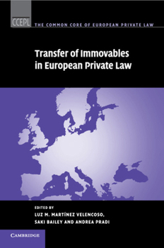 Paperback Transfer of Immovables in European Private Law Book