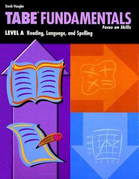 Tabe Fundamentals: Level A: Reading, Language, and Spelling