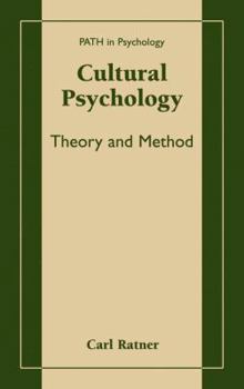 Paperback Cultural Psychology: Theory and Method Book