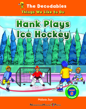 Paperback Hank Plays Ice Hockey Book