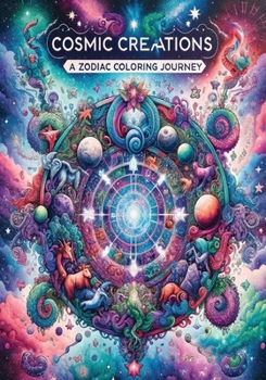 Cosmic Creation: A Zodiac Coloring Journey: Themed Intricate Designs Of The 12 Signs Gemini, Aquarius, Leo, Scorpio, Pisces, Capricorn, Sagittarius, ... Meditation, Stress-Relief, and Mindfulness