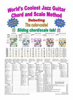 Spiral-bound World's Coolest Jazz Guitar Chord and Scale Method Book