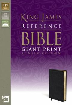 Bonded Leather Reference Bible-KJV-Giant Print Center Column [Large Print] Book