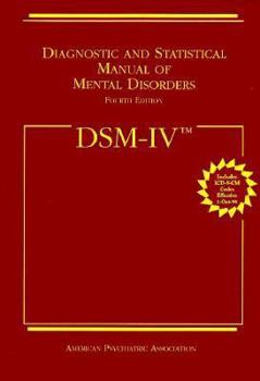 Hardcover Diagnostic and Statistical Manual of Mental Disorders: DSM-IV Book
