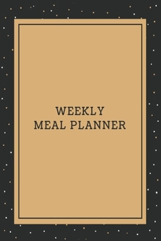 Weekly Meal Planner: 52 Weeks of Menu Planning Pages: Brown Dots Cover