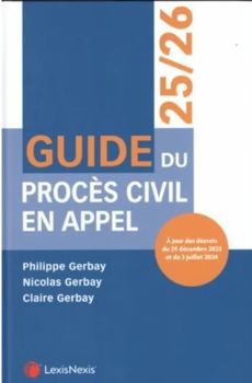 Paperback Guide du procès civil en appel 25/26 [French] Book
