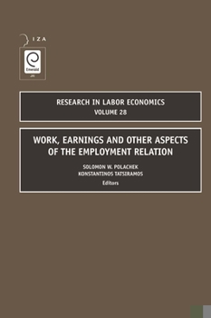 Hardcover Work, Earnings and Other Aspects of the Employment Relation Book