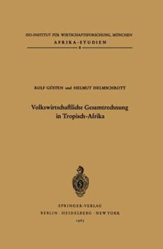 Paperback Volkswirtschaftliche Gesamtrechnung in Tropisch-Afrika [German] Book