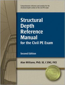 Paperback Structural Depth Reference Manual for the Civil PE Exam Book