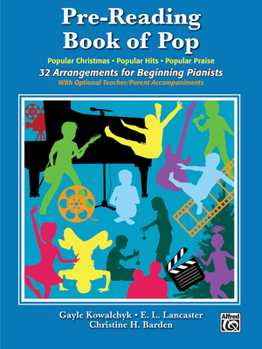 Paperback Pre-Reading Book of Pop: 32 Arrangements for Beginning Pianists Book