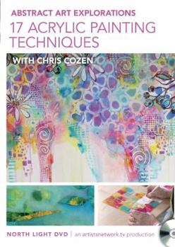 DVD Abstract Art Explorations - 17 Acrylic Painting Techniques Book