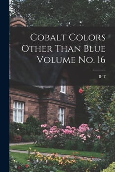 Paperback Cobalt Colors Other Than Blue Volume no. 16 Book