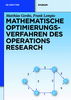 Hardcover Mathematische Optimierungsverfahren des Operations Research [German] Book