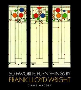 Hardcover 50 Favorite Furnishings by Frank Lloyd Wright Book