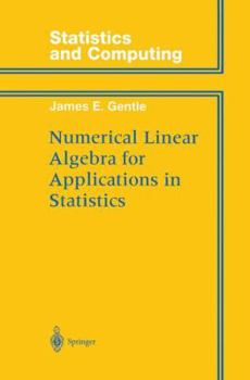 Hardcover Numerical Linear Algebra for Applications in Statistics Book