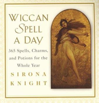 Paperback Wiccan Spell a Day Book