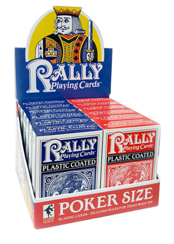 Paperback Rally Playing Cards Plastic Coated Book