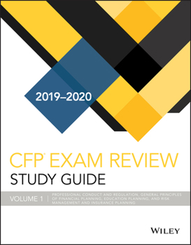 Paperback Wiley Study Guide for 2019 - 2020 CFP Exam Volume 1 Book