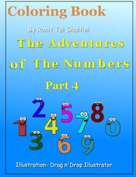 Paperback Coloring book - The adventures of the numbers: Addition and Subtraction Book