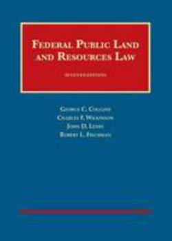 Hardcover Federal Public Land and Resources Law (University Casebook Series) Book