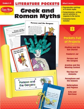 Paperback Literature Pockets: Greek & Roman Myths, Grade 4 - 6 Teacher Resource Book