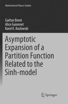 Paperback Asymptotic Expansion of a Partition Function Related to the Sinh-Model Book
