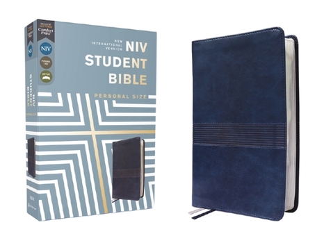 Imitation Leather Niv, Student Bible, Personal Size, Leathersoft, Navy, Comfort Print Book