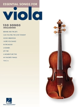 Paperback Essential Songs for Viola Book